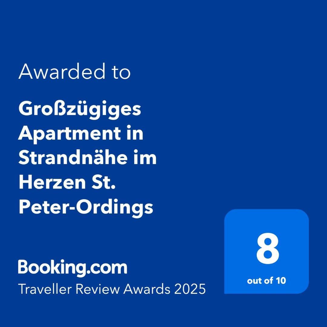 Grosszuegiges Apartment In Strandnaehe Im Herzen St. Peter-Ordings 장크트 피터 오르딩 외부 사진